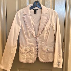 White House Black Market Khaki Blazer